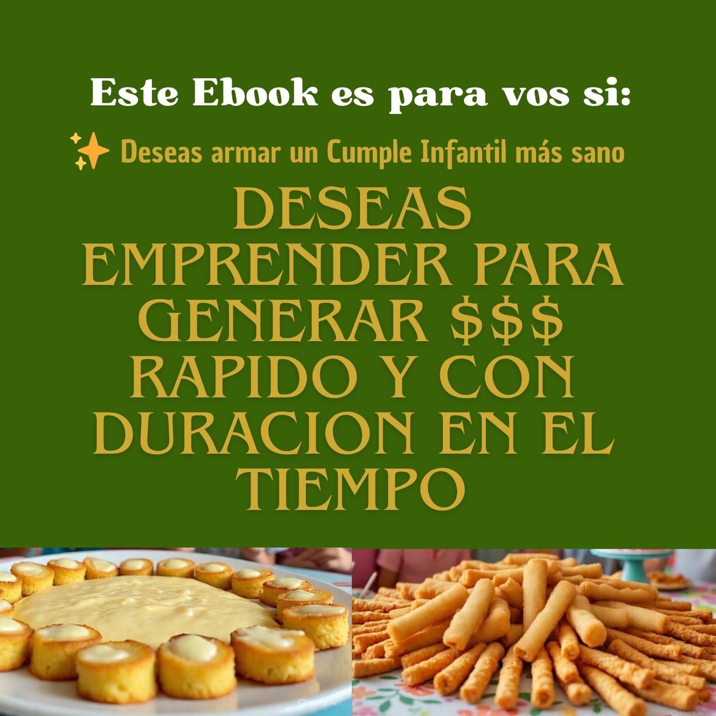 Ebook: Cumpleaños Infantil Saludable 🎂 ➕ 6 Bonus de Regalo