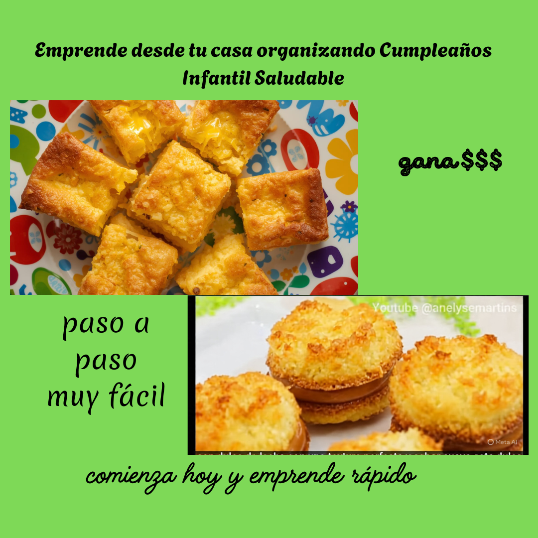 Ebook: Cumpleaños Infantil Saludable 🎂 ➕ 6 Bonus de Regalo