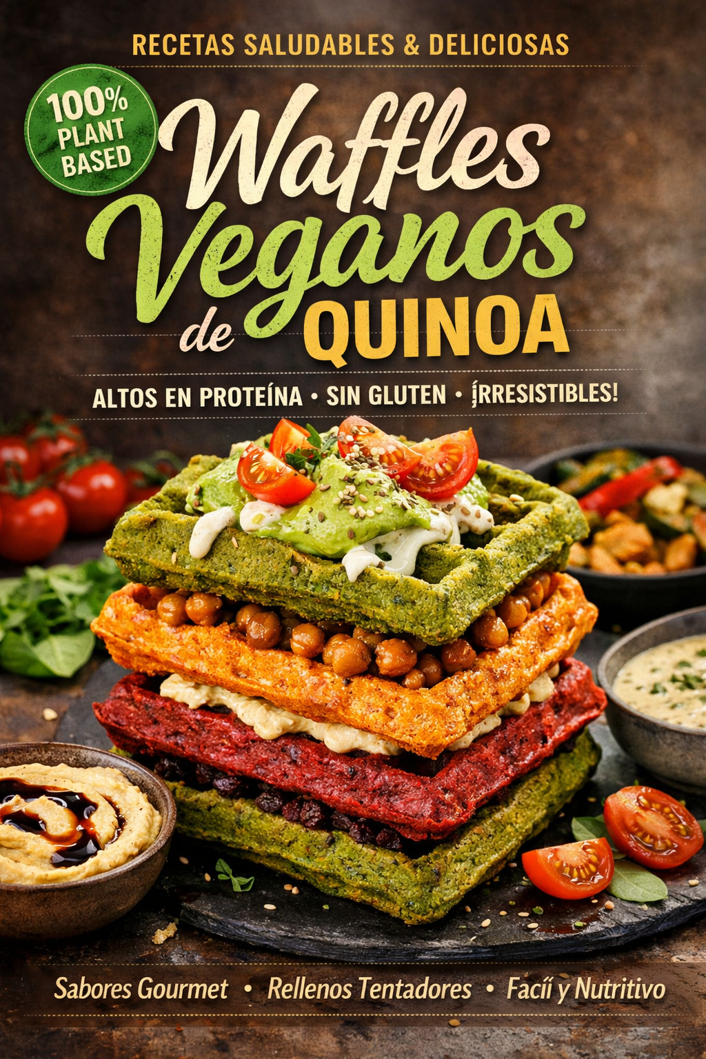52 Recetas de Waffles Veganos: Dulces y Saladas